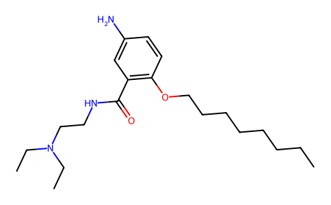 Benzamide, 5-amino-N-(2-(diethylamino)ethyl)-2-(octyloxy)- 13738-15-3